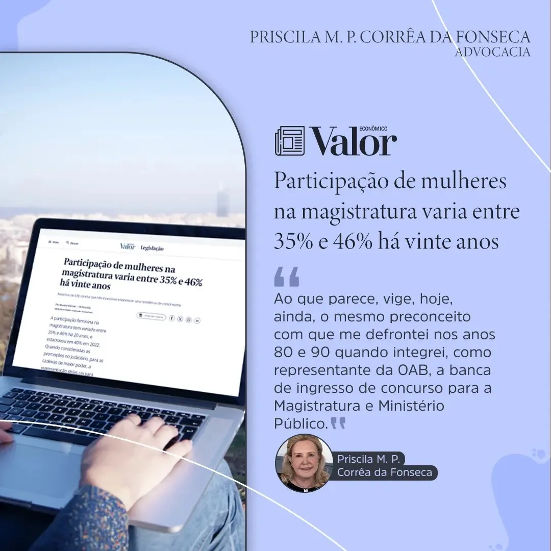Post do Instagram sobre publicação vinculada ao Valor.
